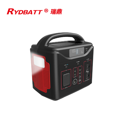 Ryder Portable power station, 600Wh LiFePO4 แบตเตอรี่สำรอง, 220V 500W Pure sine wave AC Outlets, PD 100W USB-C อินพุต